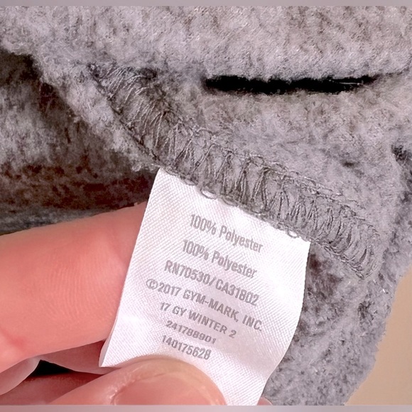 Gymboree Kids Gray Soft Fleece Button Down Flannel Shirt Size 4T - Picture 4 of 4